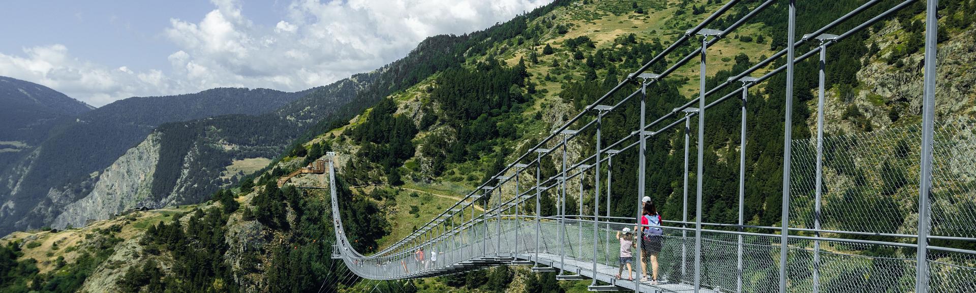 El Puente Tibetano de Andorra, Canillo