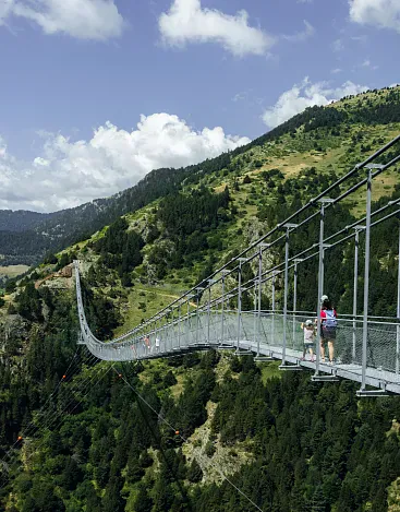 El Puente Tibetano de Andorra, Canillo