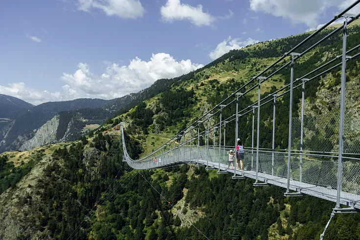 El Puente Tibetano de Andorra, Canillo